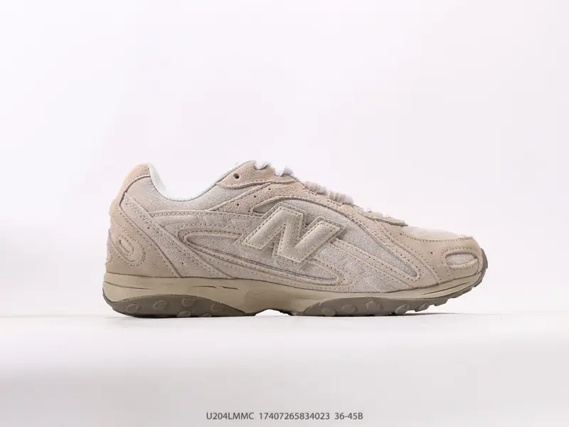 新百伦New Balance 204L系列 新百伦 薄底鞋 薄底皮质鞋带德训系 减震耐磨包裹性支撑轻便 低帮 生活休闲鞋 U204LMMC #17407265834023